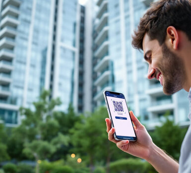 Siteler İçin <br>QR Karekodlu Mobil Geçiş